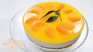 Cheesecake de mandarina sin horno