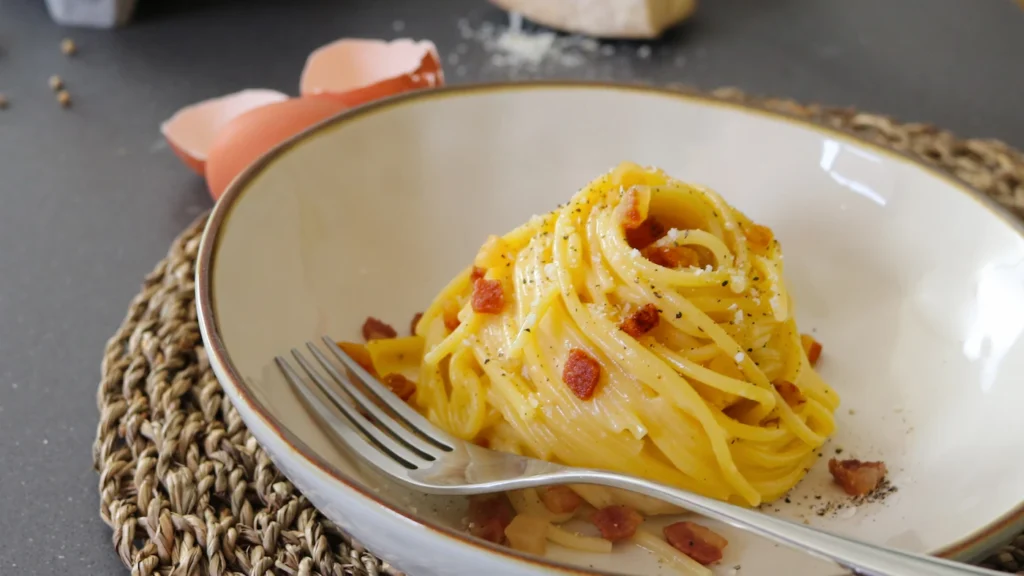 pasta a la carbonara receta tradicional italiana