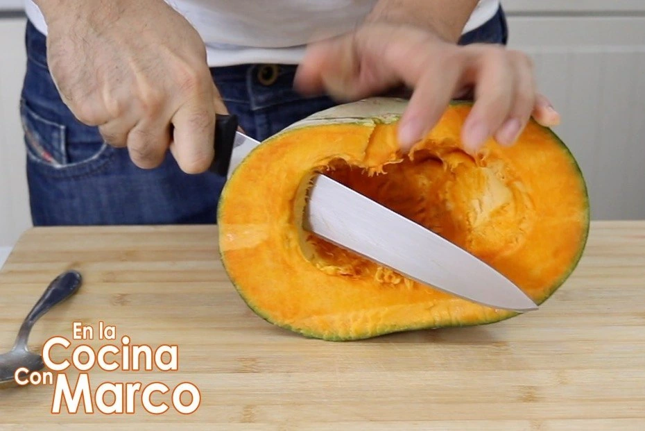 cortar calabaza