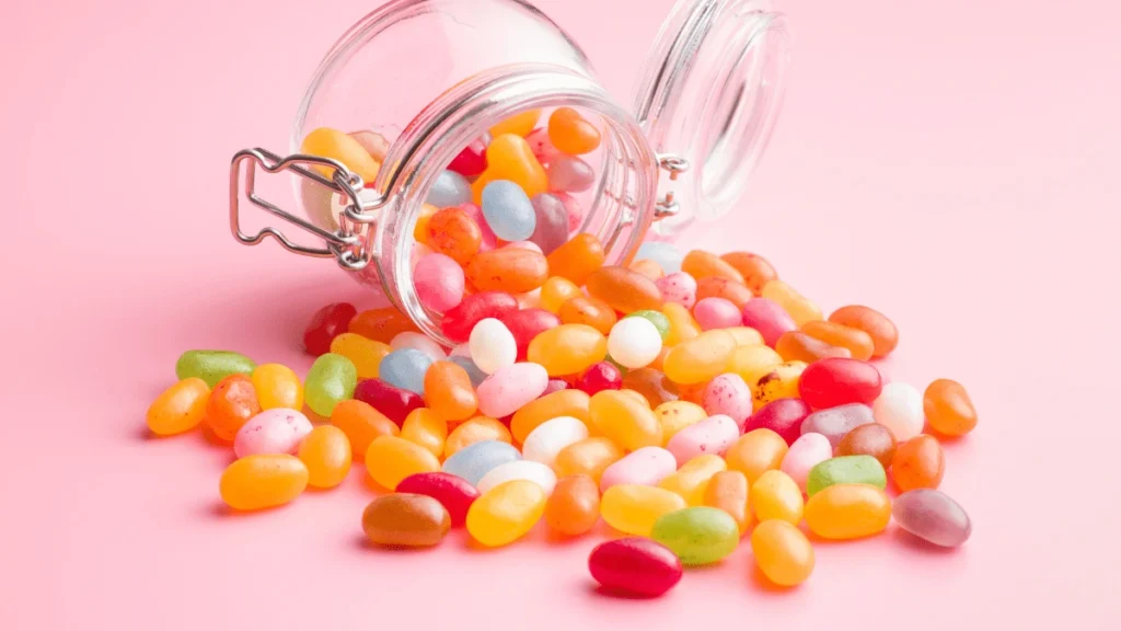 grageas de jalea o Jelly bean