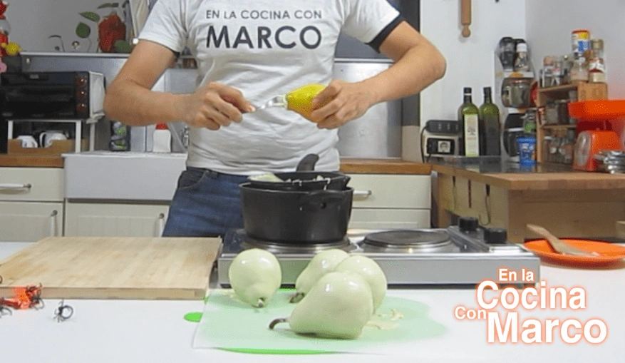 pinchamos la pera con un tenero para tener mas control