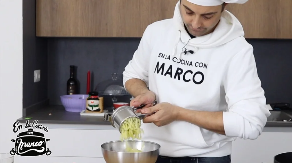 prensar patatas