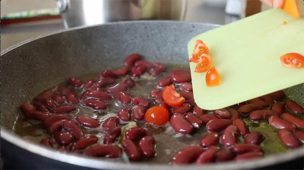 añadimos los tomates cherry