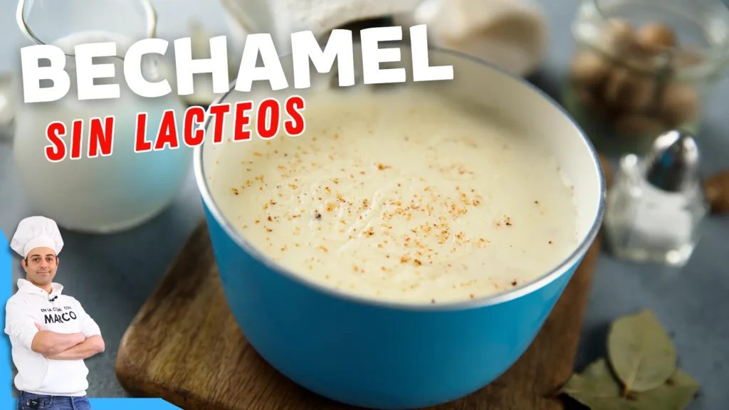 Bechamel sin lácteos receta fácil y saludable
