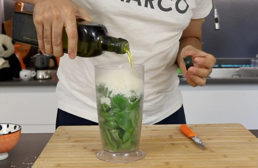 añadir aceite de oliva