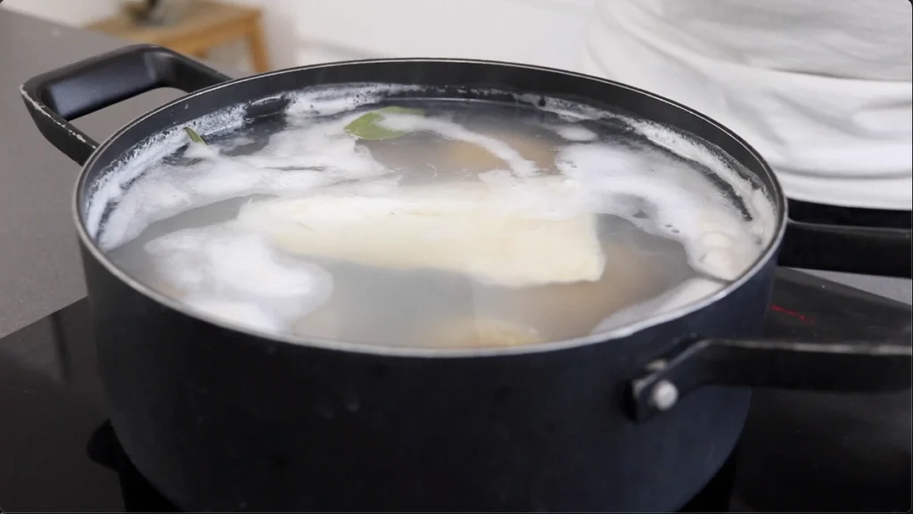 hervir bacalao y patatas