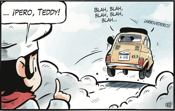 Comics Teddy En la Cocina Con Marco Buengusteros